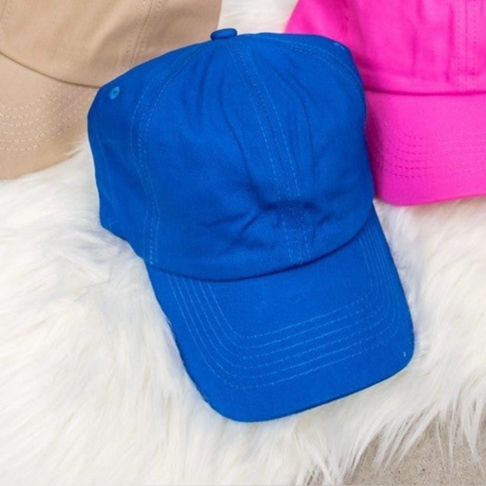 NWT Women’s Blue Baseball Caps